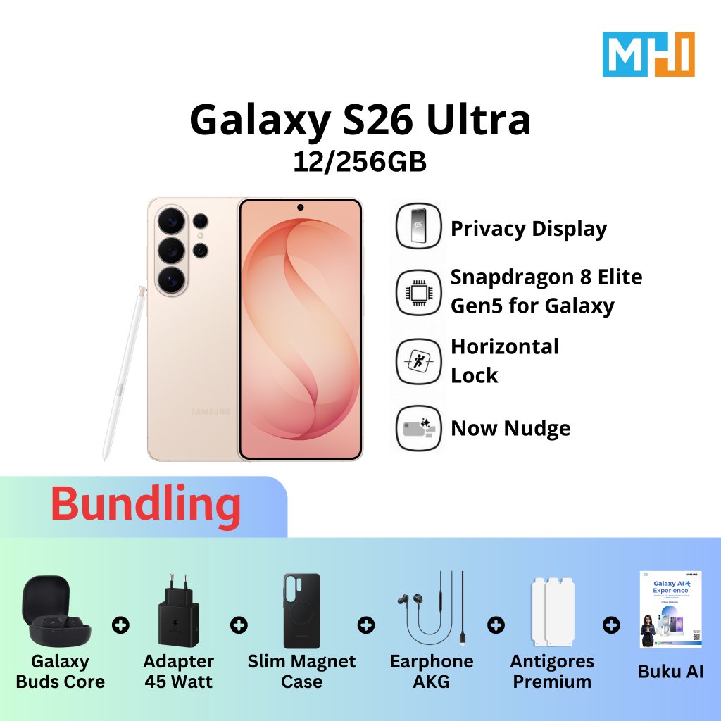 Samsung Galaxy S26 Series S26 Basic S26 Ultra S26 Plus 12/256GB | Smart AI, Original, Garansi (MHI)