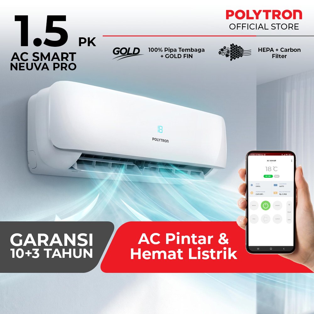 POLYTRON SMART Neuva Pro AC 1 1/2 PK PAC 12VZS - Unit Only