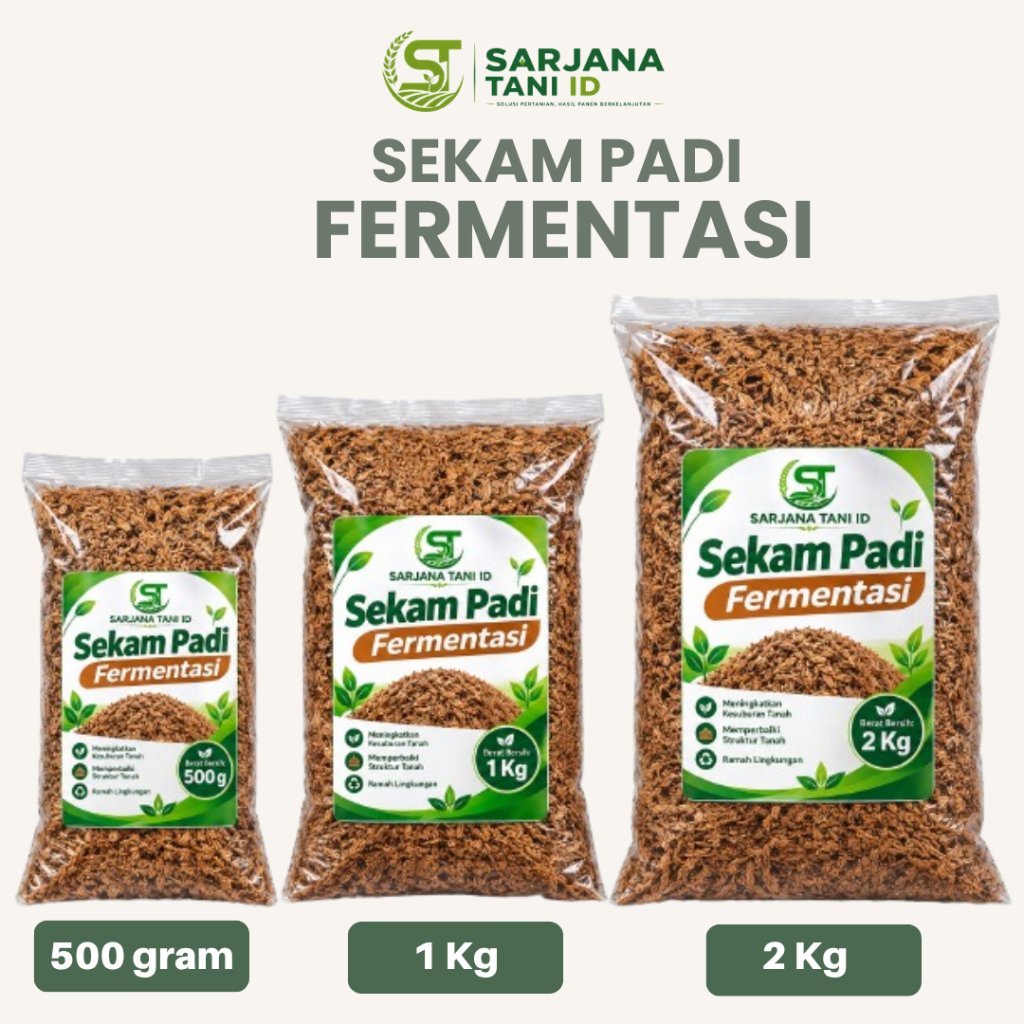 Sekam Padi Fermentasi Nutrisi Tanaman Full Unsur Hara