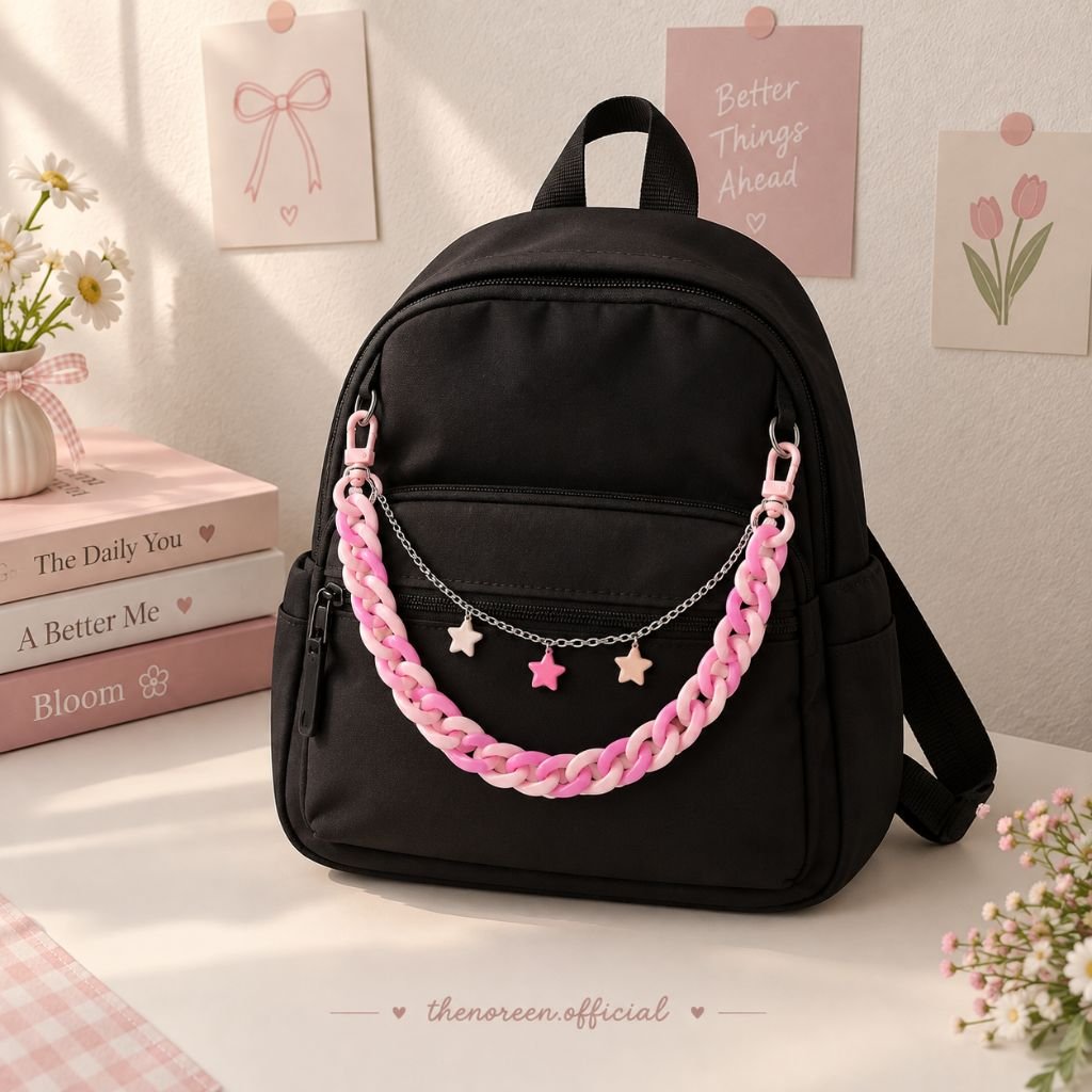 Bag Charm Rantai Tas Keychain Rantai Celana Warna Warni Keychain Panjang - Charm  Tas Gantungan Rant