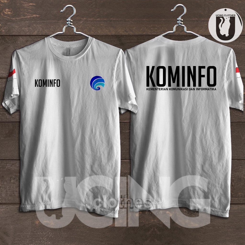 Kaos Baju KOMINFO Kementerian Komunikasi Dan Informatika Baju Distro