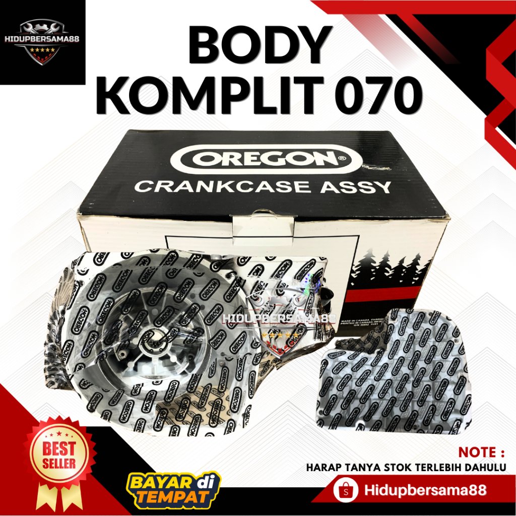 Body Komplit 070 Oregon Crankcase Assy Mesin Potong Rumput Body Komplit 070 Crankcase Assy Mesin Pot