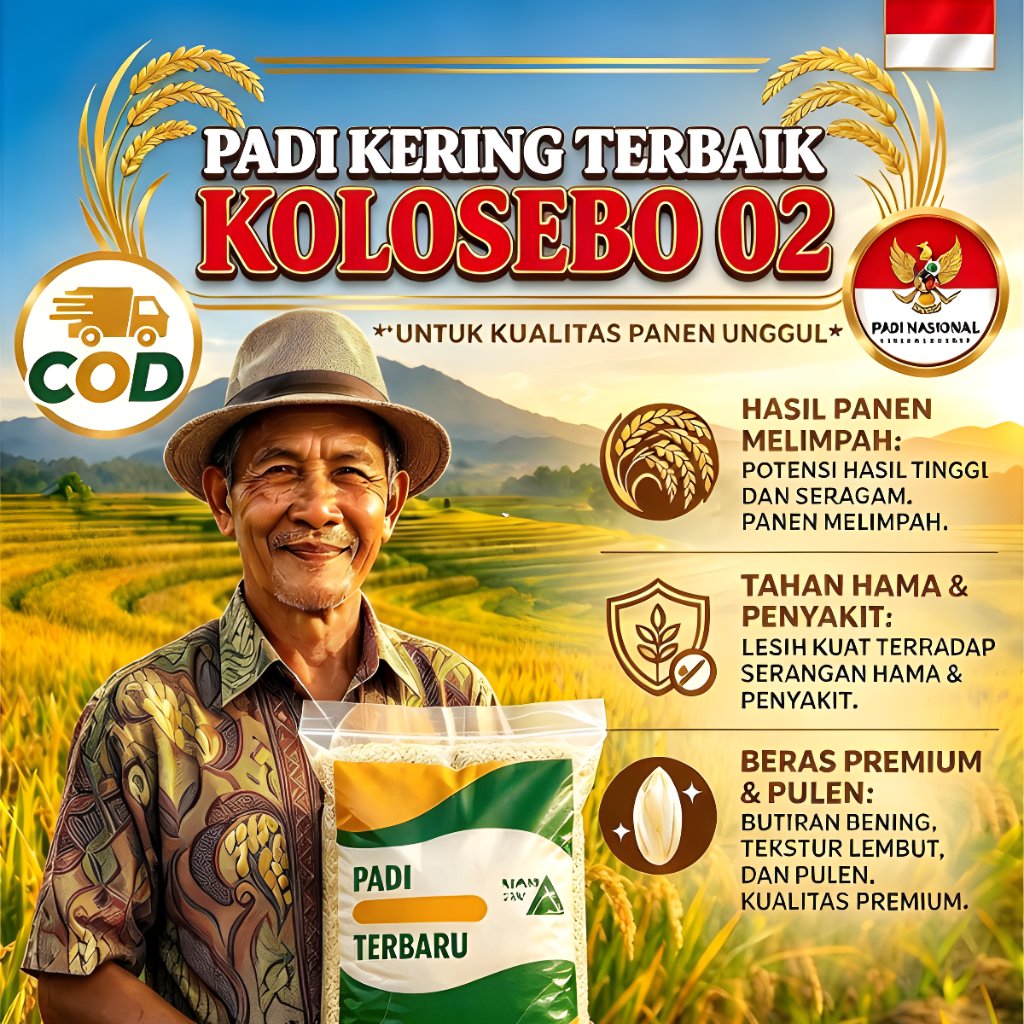 PADI KOLOSEBO 02 KEMASAN 5 KG