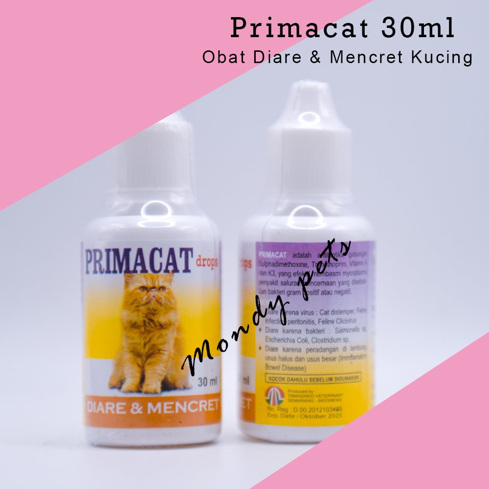 Obat Diare Kucing Primacat / Obat Mencret Kucing