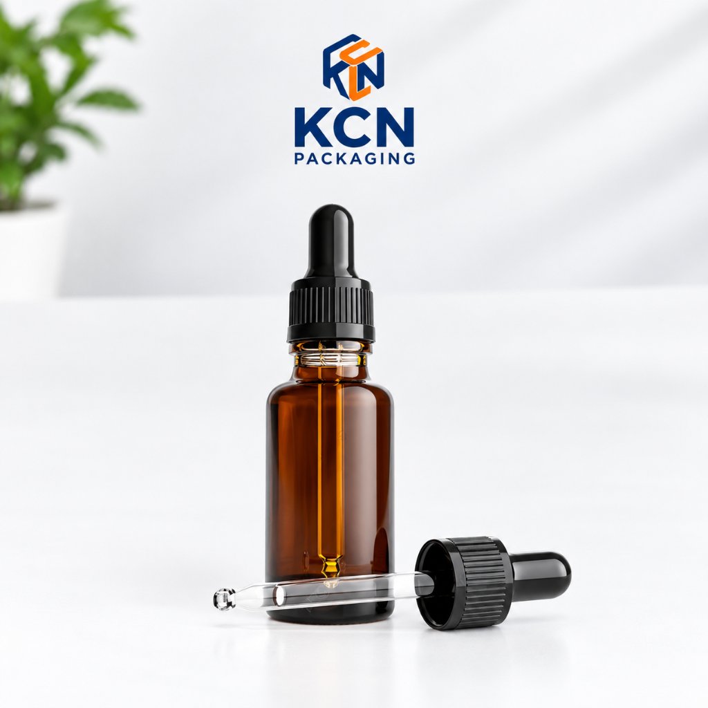 Botol Kaca Pipet 30 ml Amber / coklat/ botol tetes pipet 30 ml