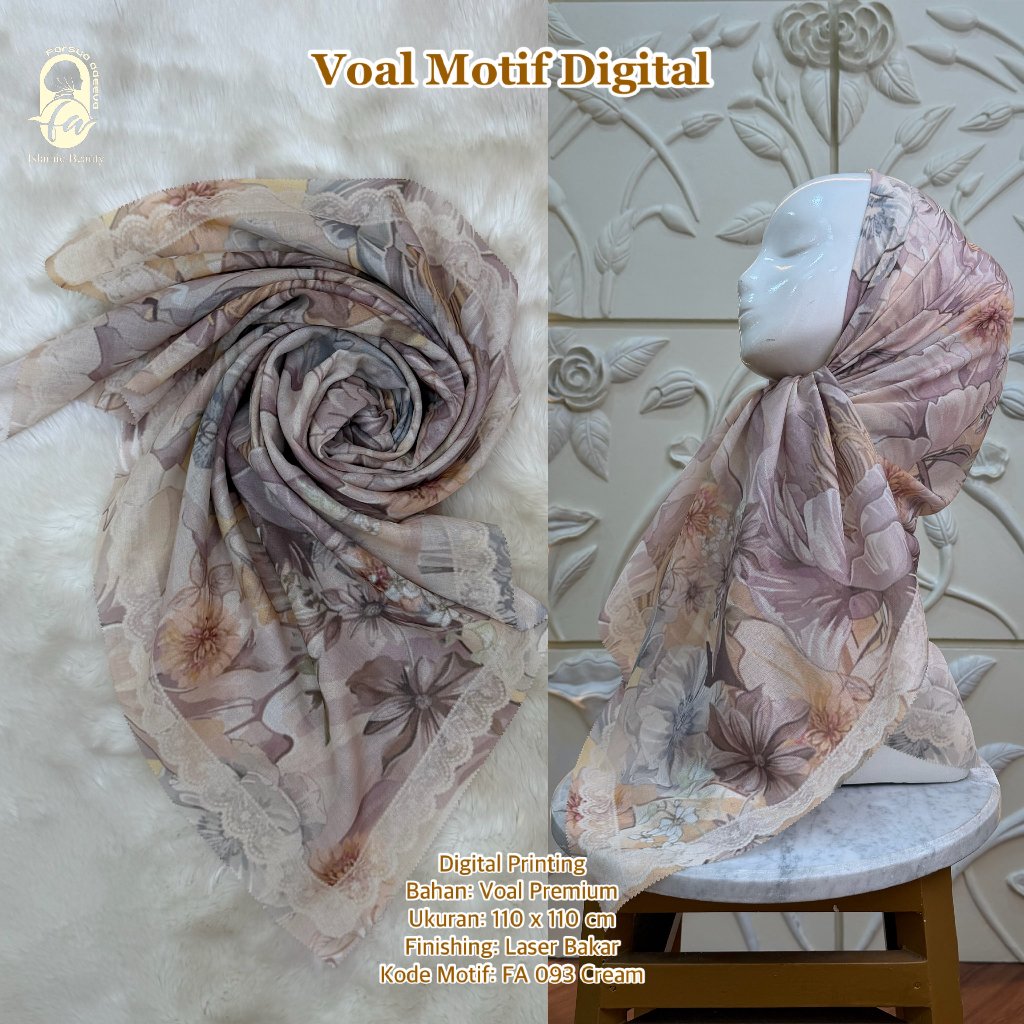 Farsya Adeeva - Voal Motif Digital LC FA 093