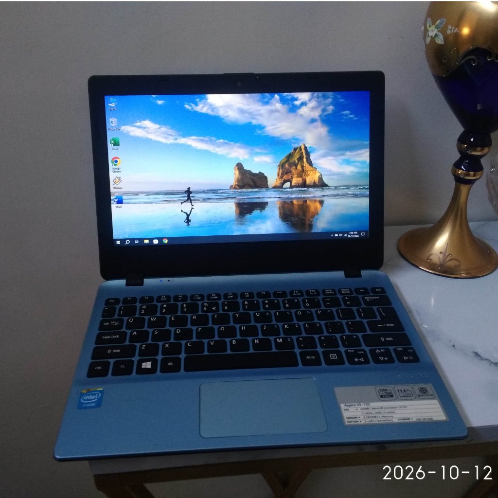 Acer Aspire V5 132 RAM 4G HDD SSD Laptop Netbook 12 inch Baterai Awet Siap Pakai