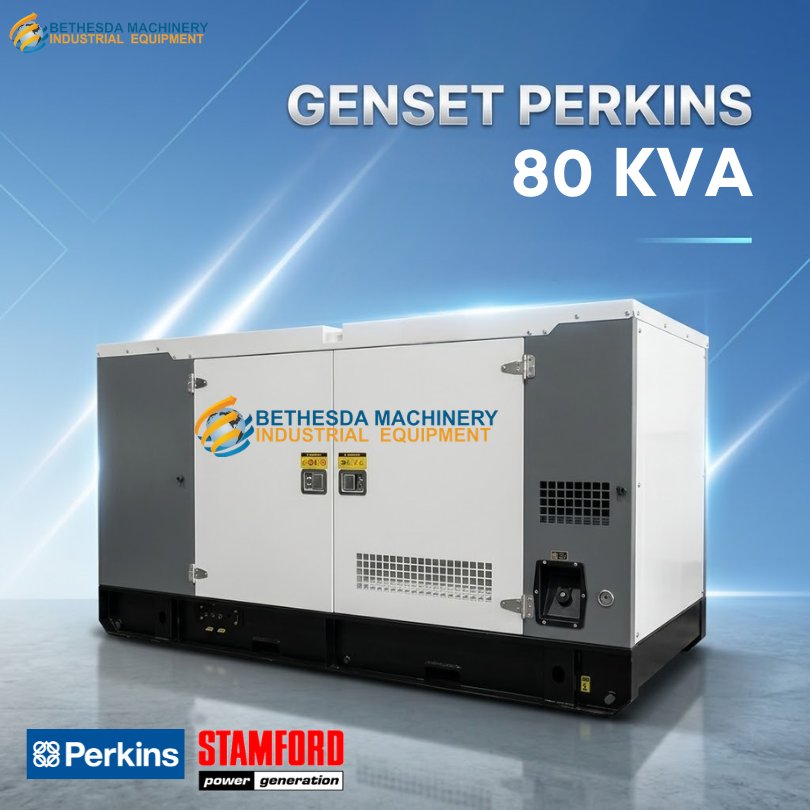 Genset 80 Kva Perkins Alternator Stamford