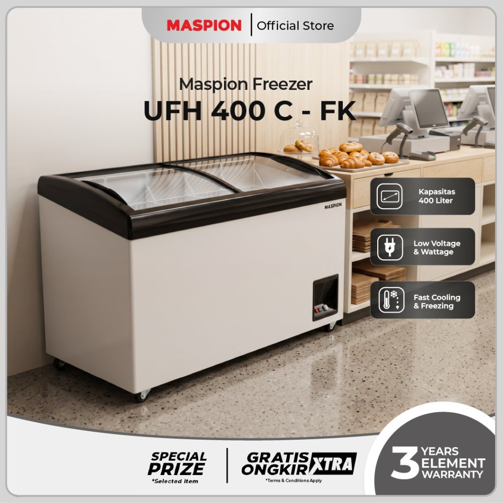 Maspion Freezer 400 Liter UFH-400 C FK