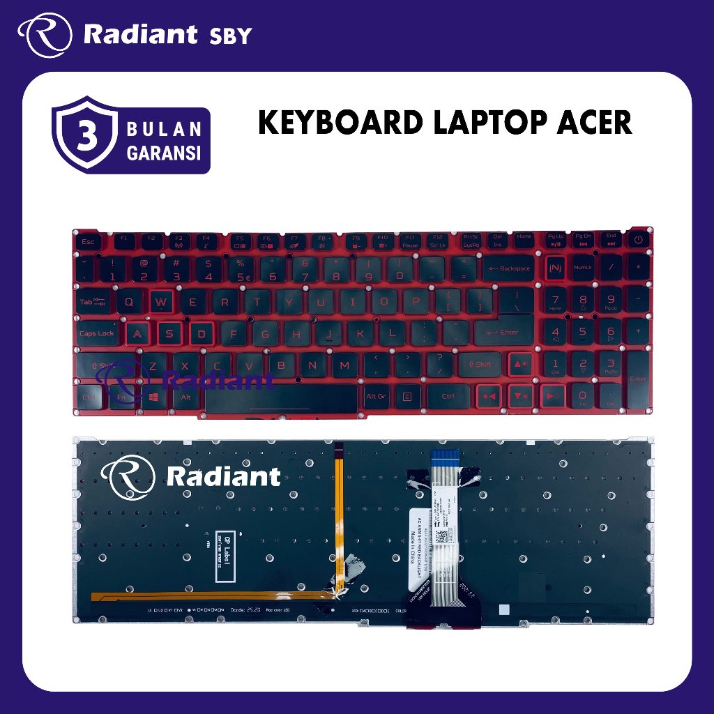 Keyboard Acer Nitro 5 AN515-56 AN515-57 AN515-58