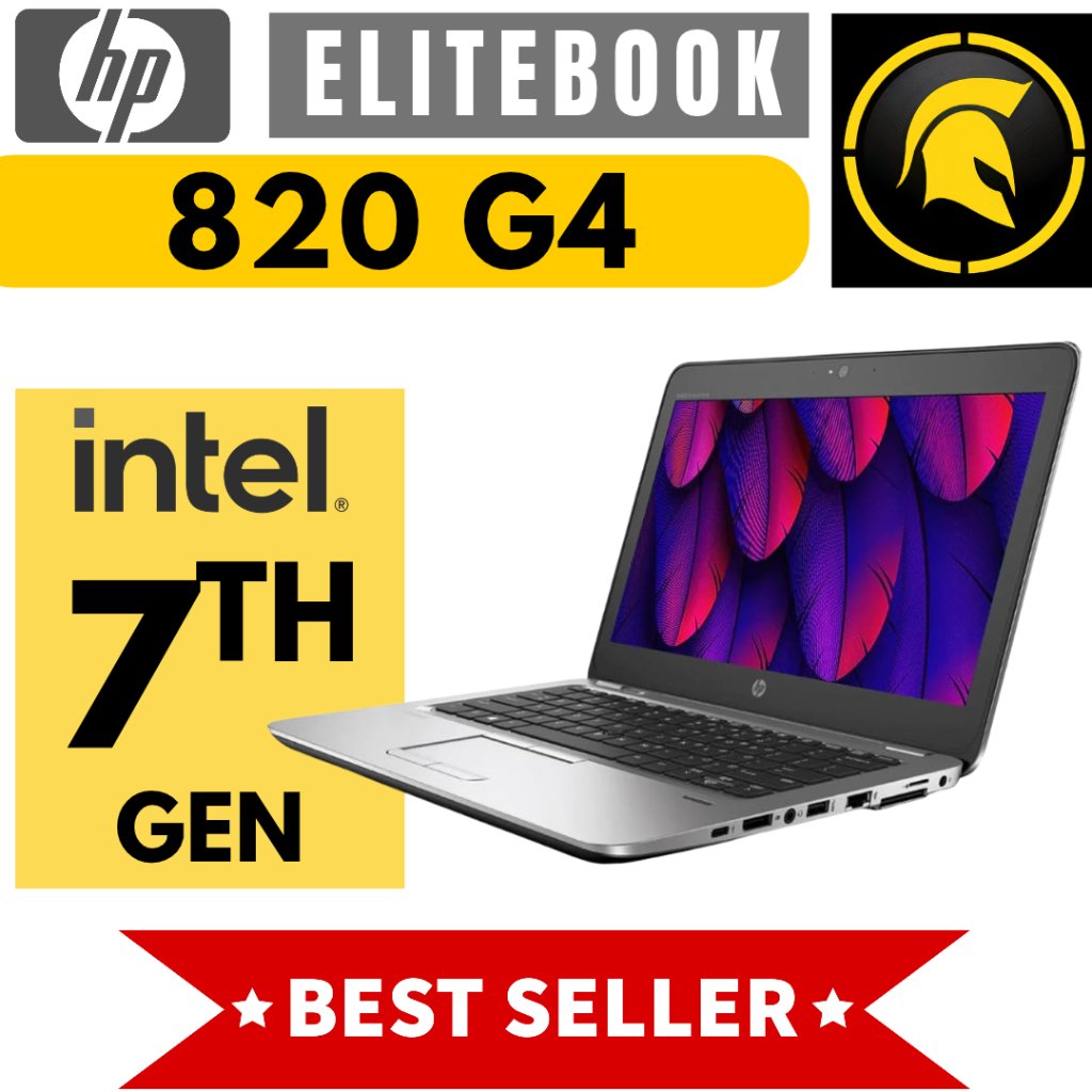 Laptop HP EliteBook 820 G4 Intel Core i7 Gen 7 Notebook Second 12 inch