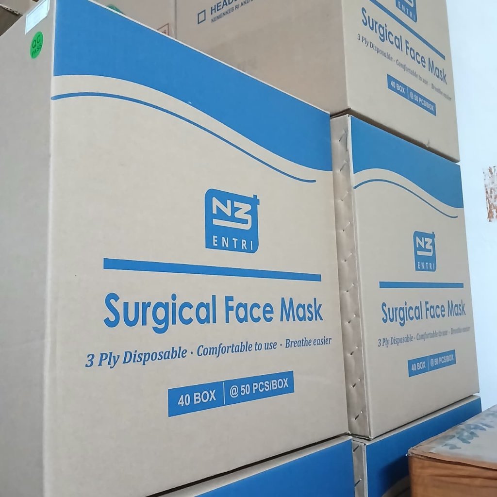 PROMO Masker Hijab N3 / Masker Headloop N3 (PerKarton isi 40 box)