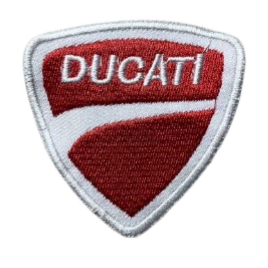 PATCH BORDIR LOGO DUCATI BERKUALITAS-CMHEMBROIDERY
