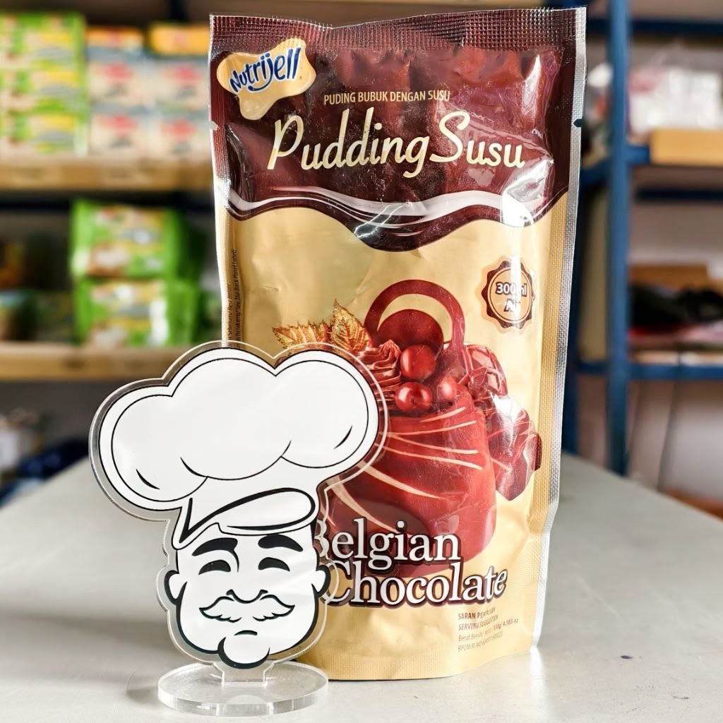 Nutrijell Puding Coklat Belgian 130Gr/ Belgian Coklat Pudding 130Gr