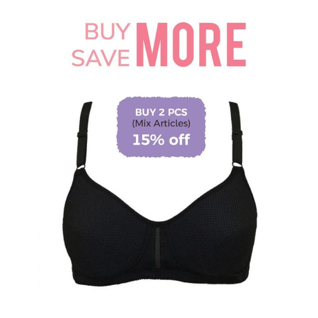 Wacoal Dyna Bra Sport IB 1013 - 3/4 cup - Non Wire - Cut & sew