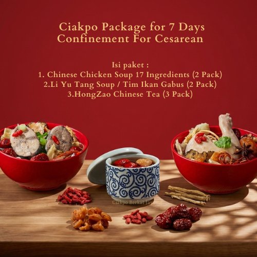 Ciakpo Package for 7 Days Confinement For Cesarean Delivery Paket Ciakpo Caesar