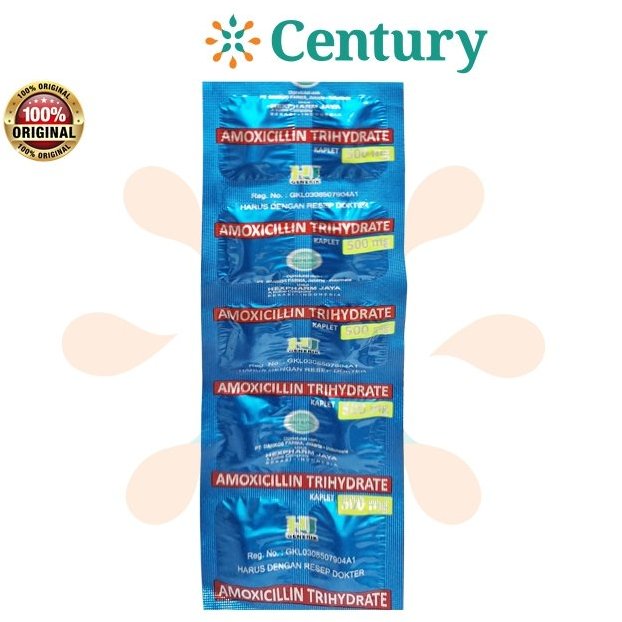 AMOXICILLIN GENERIK_01 500 MG 1 STRIP @ 10 KAPLET