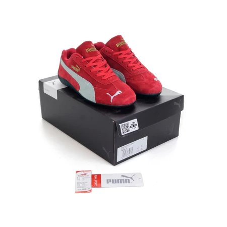 SEPATU SNEAKERS UNISEX PUMA SPEED CAT RED WHITE OG SIZE 36-43 100% BRAND NEW