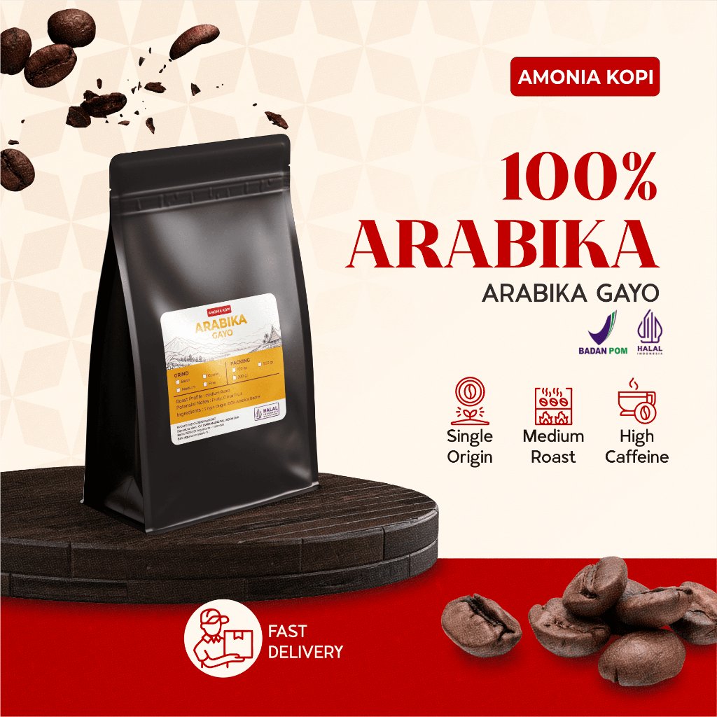 Kopi Arabika Gayo Single ORIGIN 100% Arabika Gayo 200gr / Kopi Gayo / Kopi Arabika Gayo Aceh / Biji 
