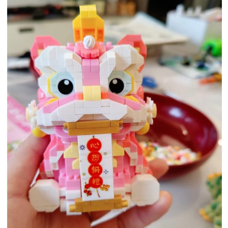 [Nanoblocks] Edisi Imlek Hampers CNY Barongsai Imlek Mini Block  Mainan Balok Edukasi Anak DIY Brick