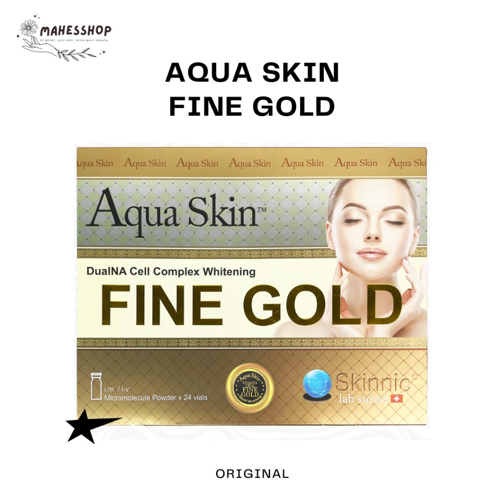 Aqua Skin Fine Gold Original Siap Kirim - MAHES SHOP