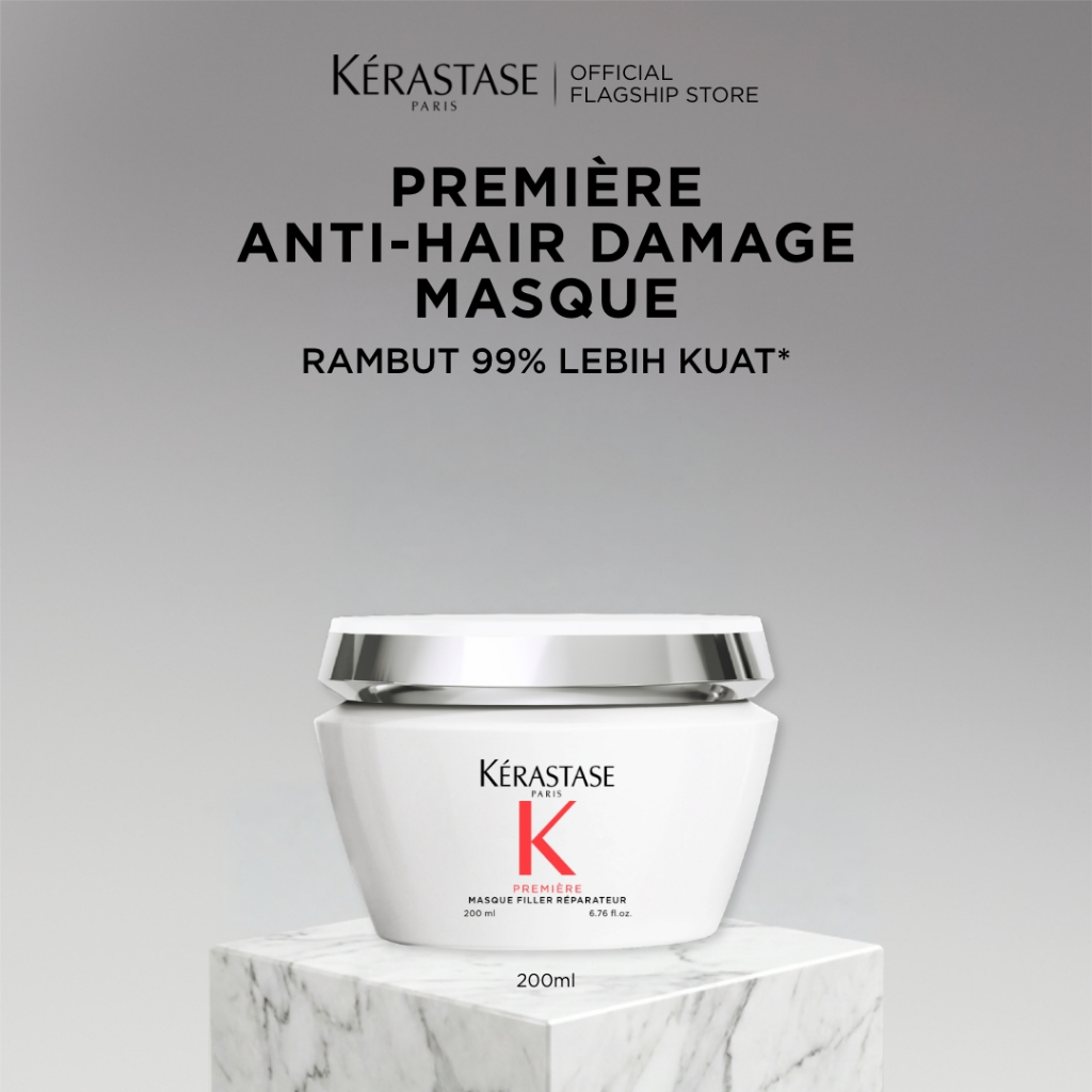 Kerastase Masque Premiere 200ml Anti-Hair Damage Hair Mask - Masker Rambut untuk Rambut Rusak & Memp