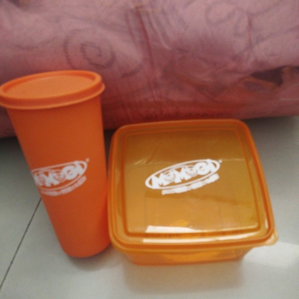 paket prj luncbbox + tumbler plastik by momogi new