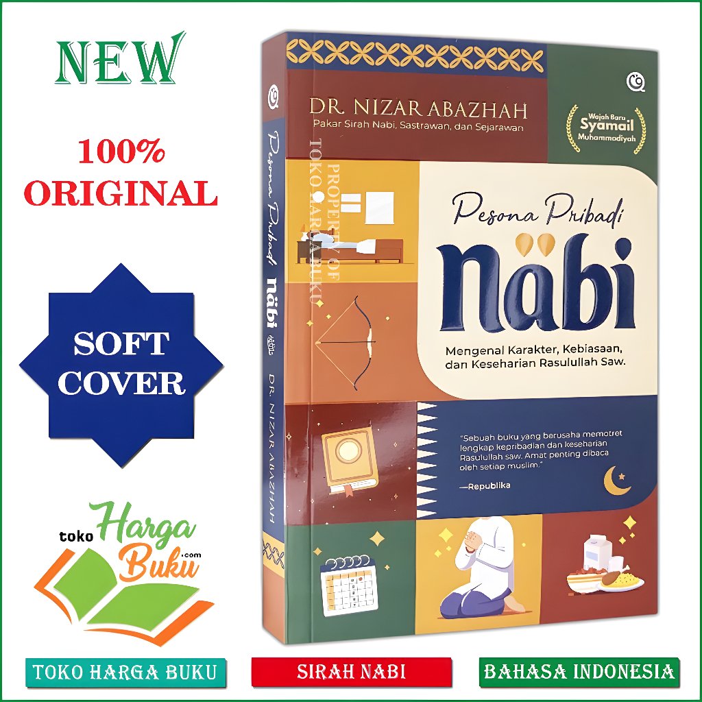 Buku Pesona Pribadi Nabi SOFT COVER Mengenal Karakter Kebiasaan dan Keseharian Rasulullah Saw - Qaf