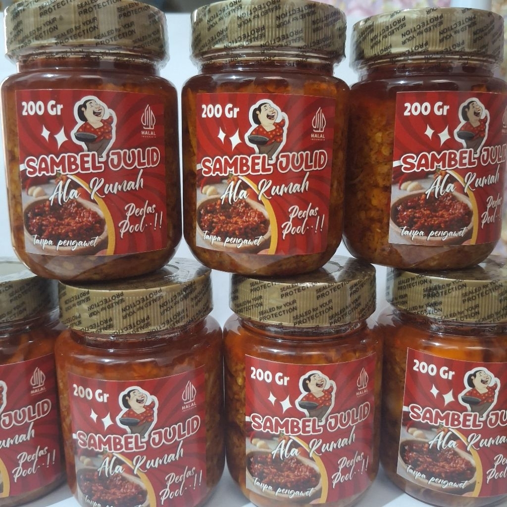 

SAMBEL JULID FULL CUMI PEDAS POOL TANPA PENGAWET halal 200gr