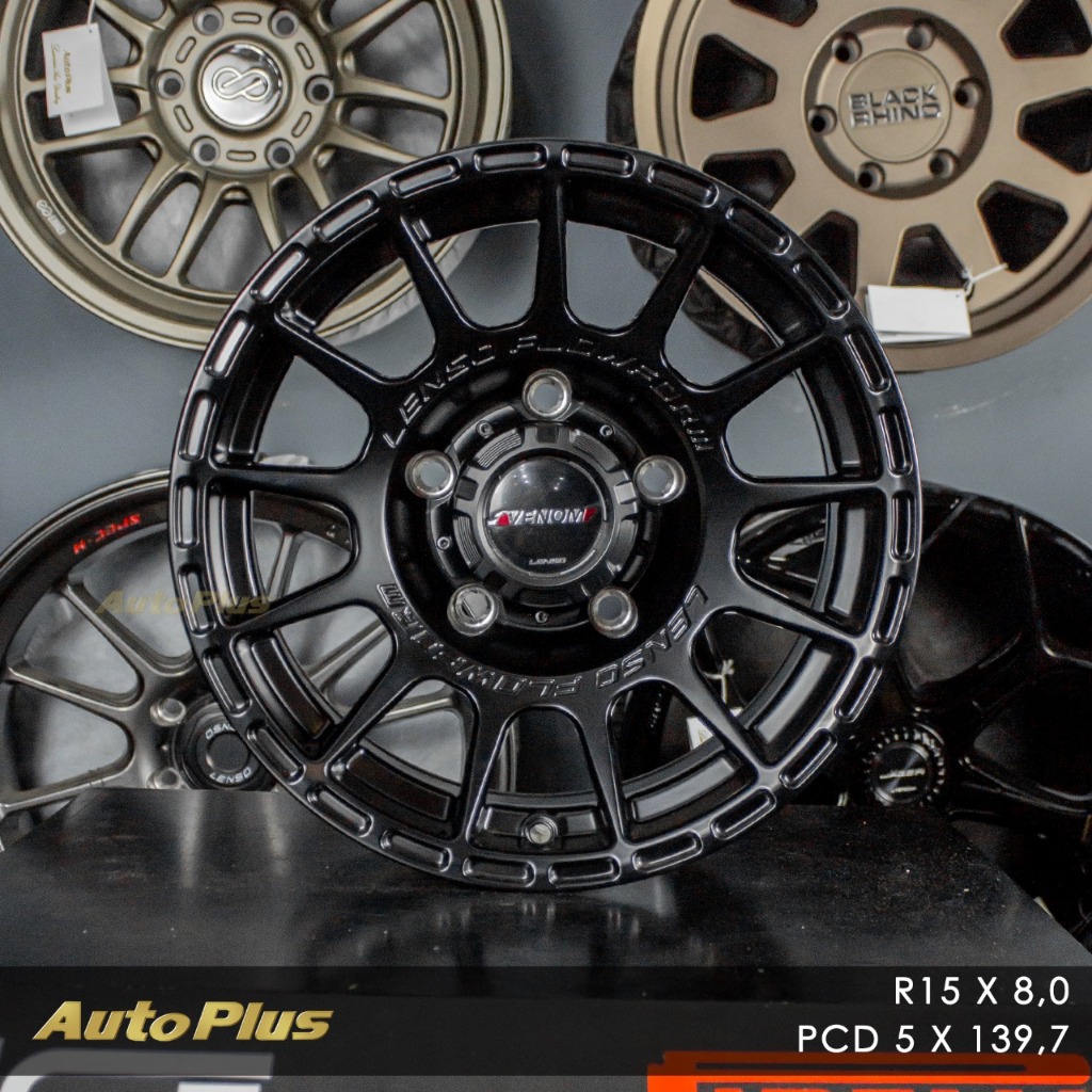 VELG LENSO VENOM 7 RING 15 PCD 5×139,7 , Velg Jimny