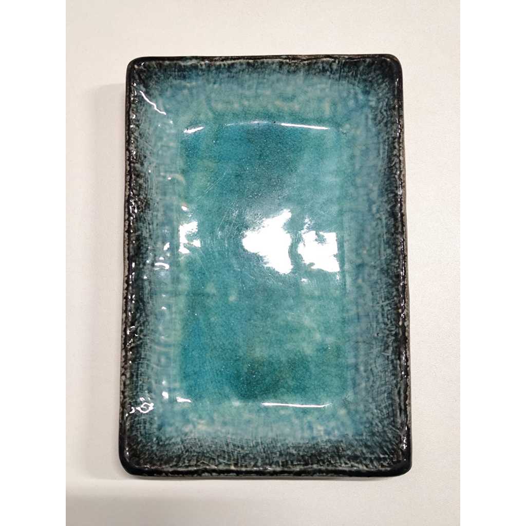 Piring Keramik Kotak Sedang Premium Jepang - Motif 5