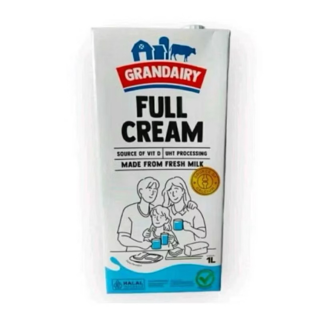 

GRANDAIRY UHT FULL CREAM 1 liter