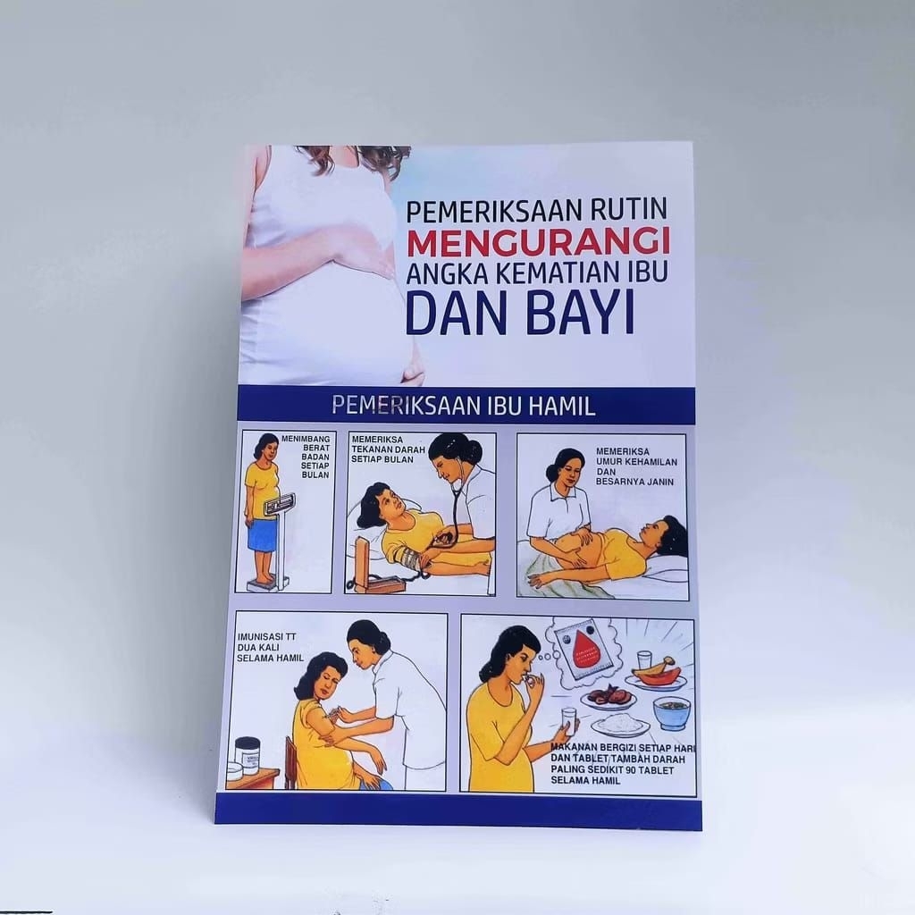 Poster Pemeriksaan Ibu Hamil, Poster Ibu dan Anak, Poster Kehamilan, Poster Kebidanan