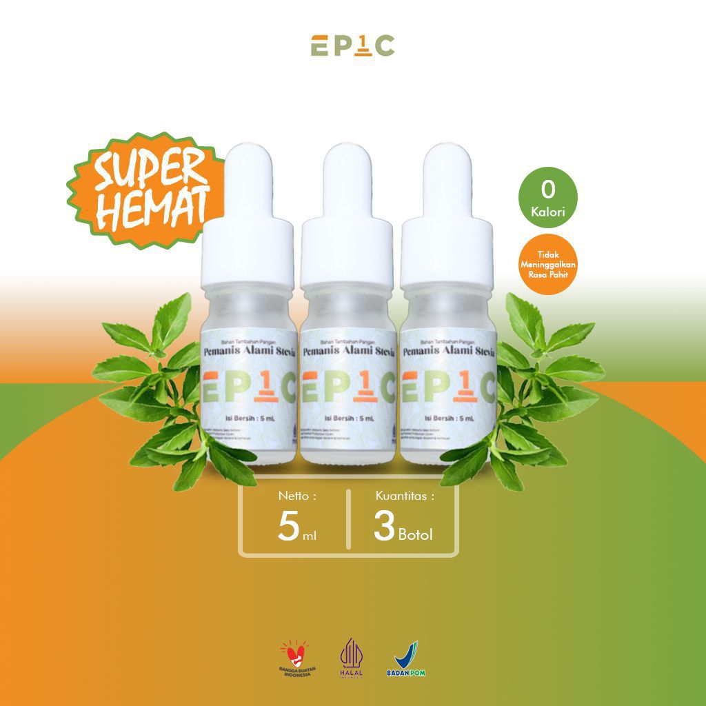 

Ep1c Stevia Paket Super Hemat Pengganti Gula - 0 kalori