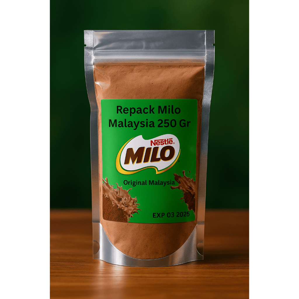 

Bubuk Coklat Minuman Coklat original Malay Repack 250 Gr Mil0 Malays
