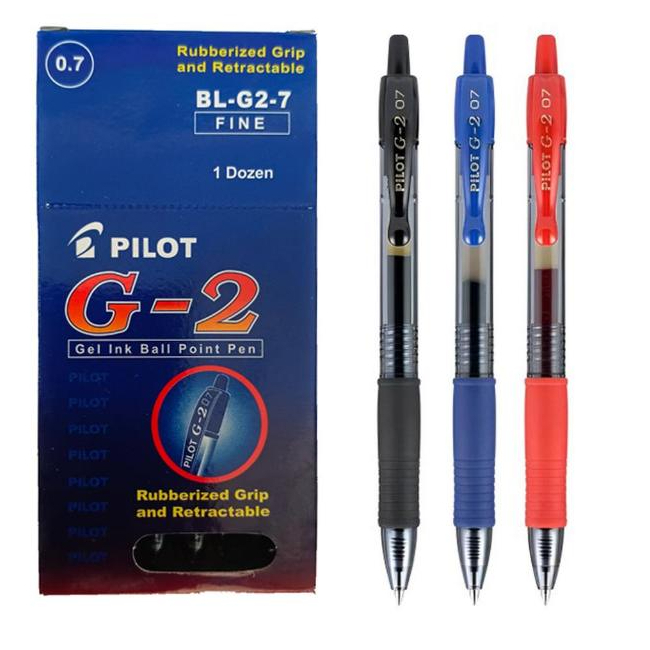 

[1 PC] Ballpoint / Pulpen Fine Gel Pen PILOT G-2 0.7mm