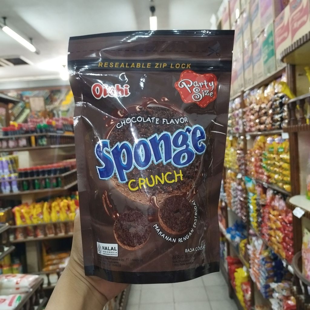

OISHI SNACK SPONGE CRUNCH COKLAT ALL VARIAN 100 g