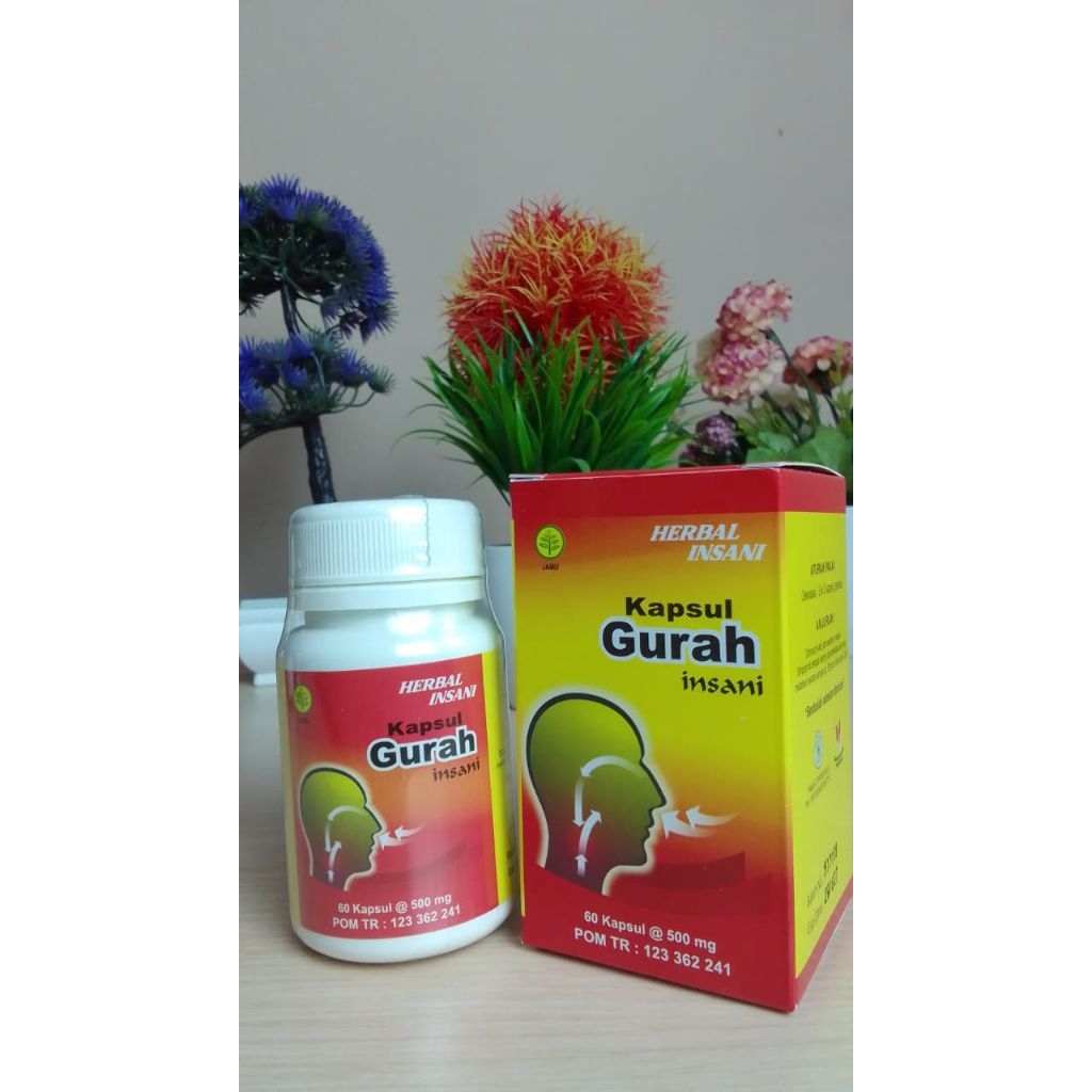 GURAH INSANI HERBAL INSANI ISI 60 KAPSUL- MEMBANTU MELEGAKAN TENGGOROKAN