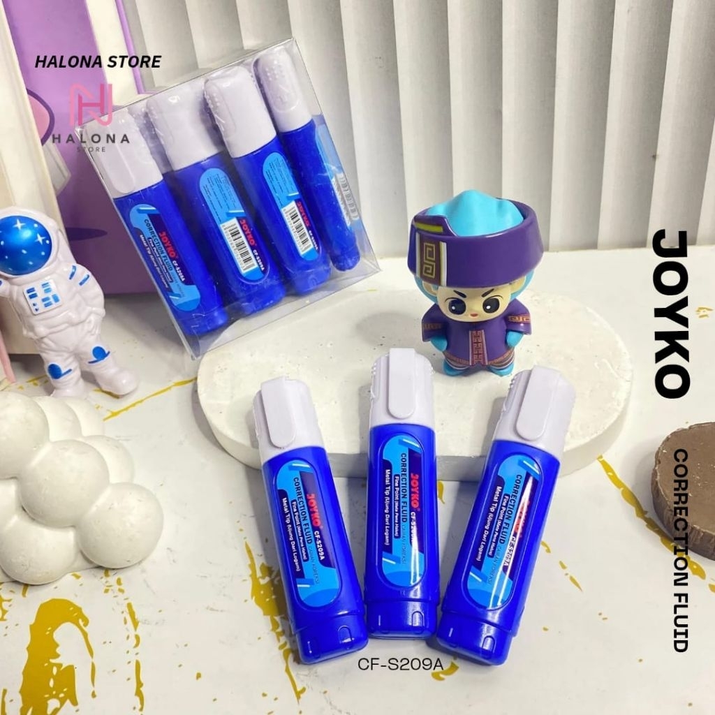 

[ 1 Pack / 12 PCS ] Correction Fluid / Tipe X Cair Joyko CF-S209A