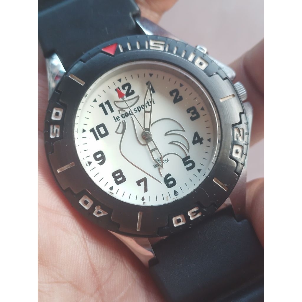 jam tangan le coq sportif LCS 104 indiglo original mens watch rare item preloved/second/bekas