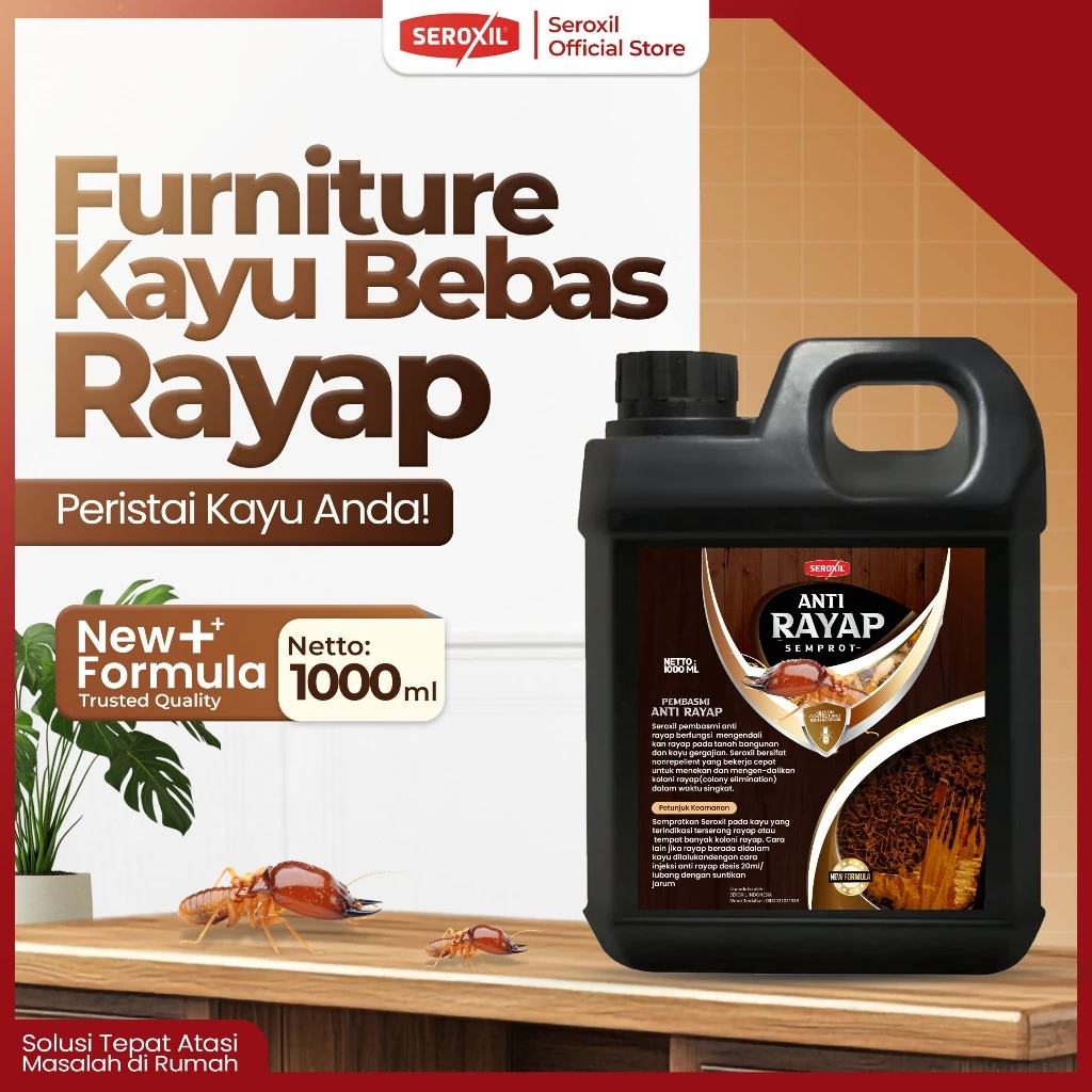 SEROXIL ANTI RAYAP DRIGEN 1 LITER - PEMBASMI RAYAP - PENGUSIR RAYAP - RACUN RAYAP - ANTI RAYAP - OBA