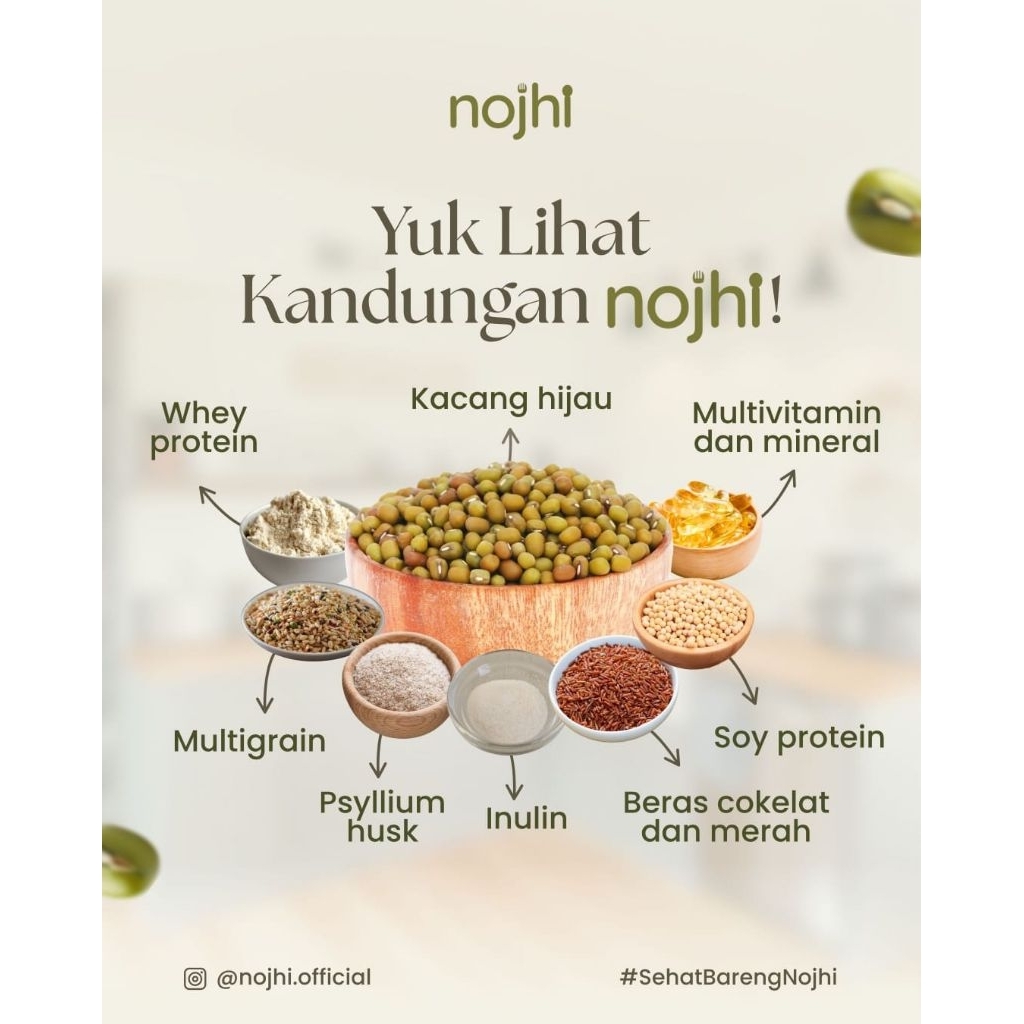 

Nojhi Serbuk Minuman Sereal Kacang Hijau