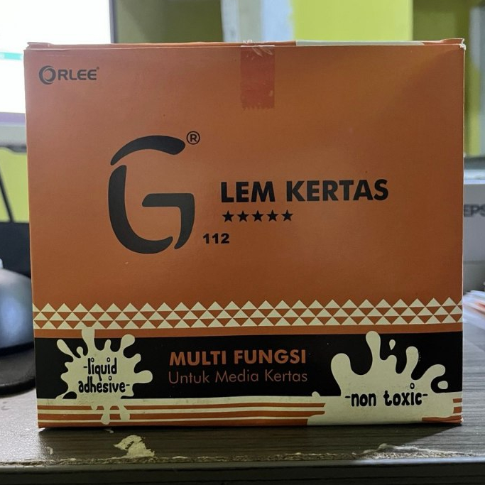 

Lem Kertas Povinal / Orlee Cair (1 pcs) 22 & 75 ml