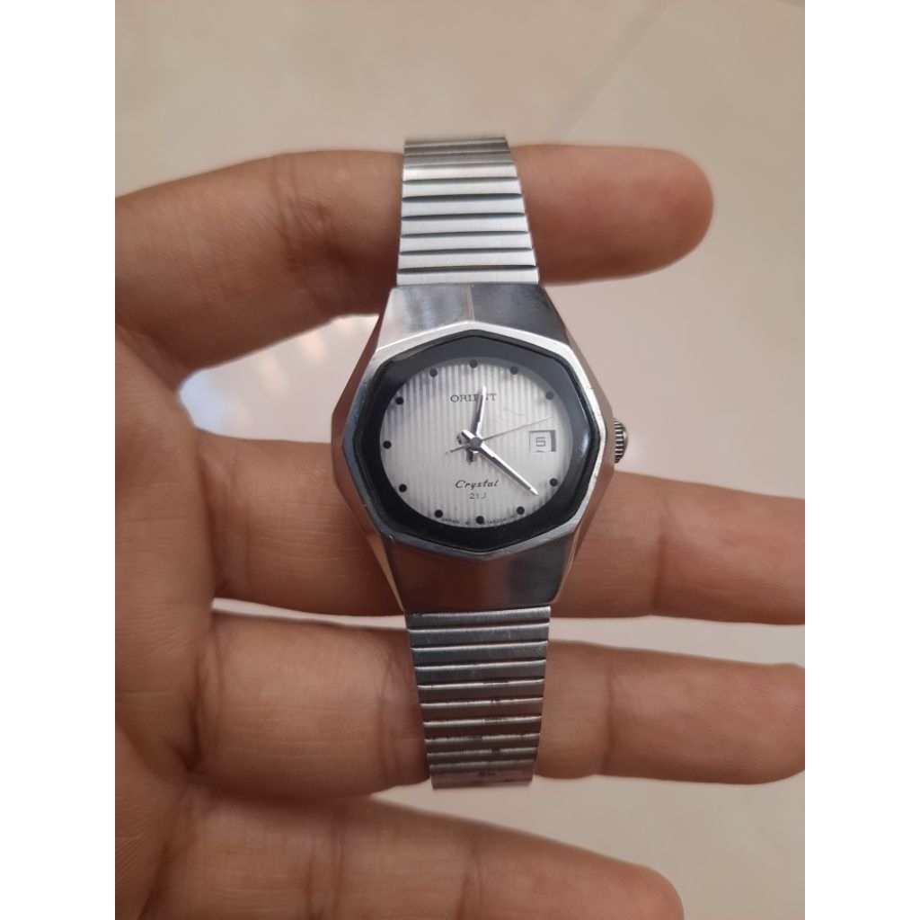 jam tangan orient lady cewek manual winding.