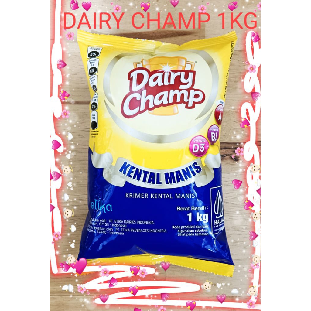 

DAIRY CHAMP KRIMER KENTAL MANIS 1KG
