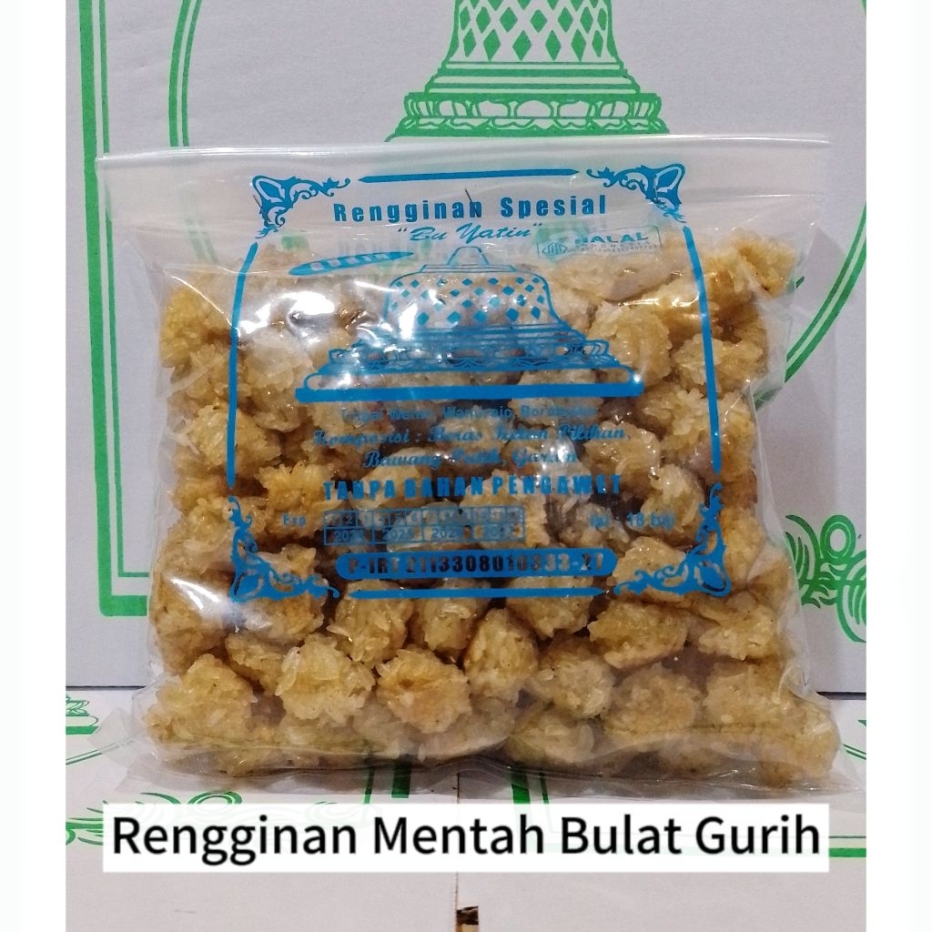 

Rengginan Mentah Bu Yatin Asli Magelang | Camilan Tradisional Gurih Renyah UMKM Borobudur