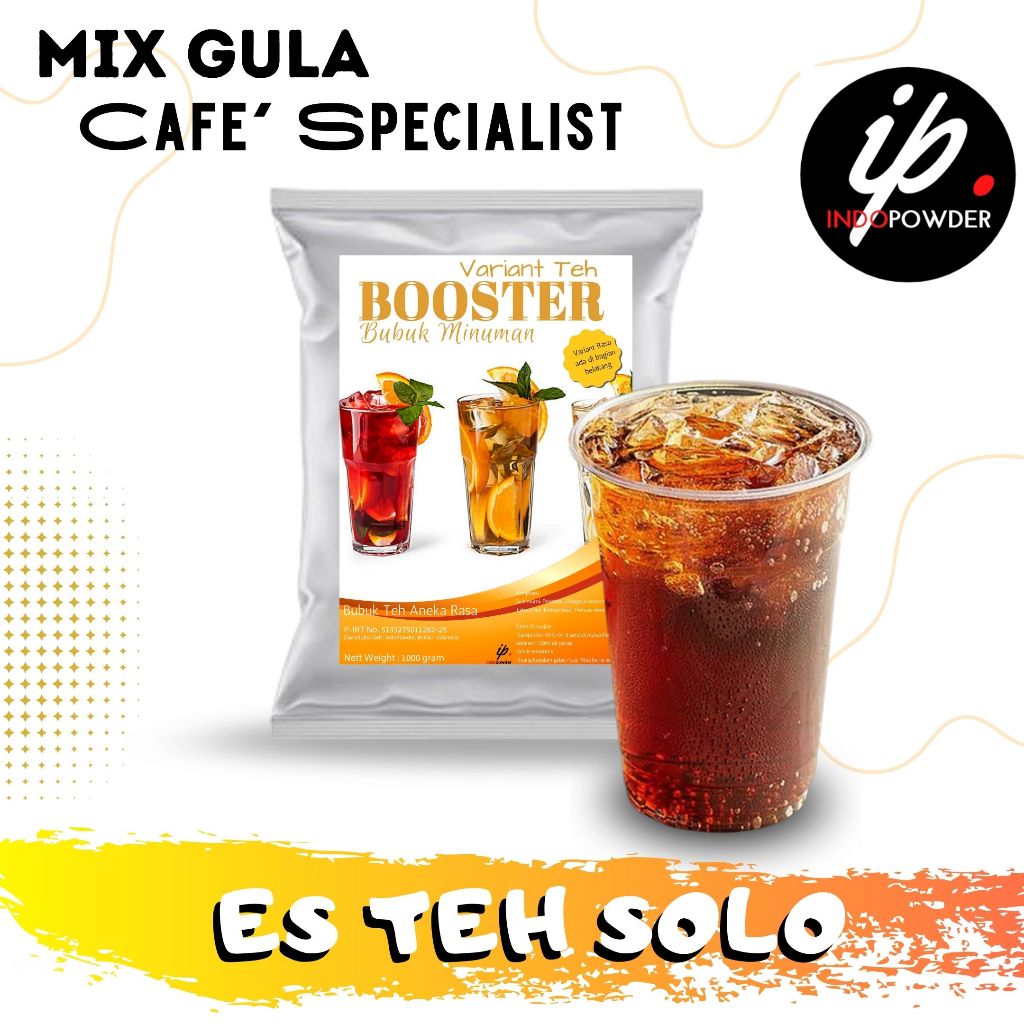 

Indopowder - Bubuk Minuman ES TEH SOLO 1Kg untuk Cafe, Waralaba, Resto dan Usaha Minuman Kekinian