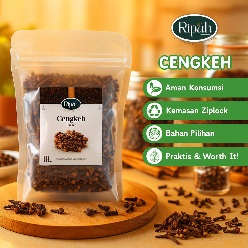 

15gr Cengkeh Utuh / Cloves / Ripah Rempah Premium