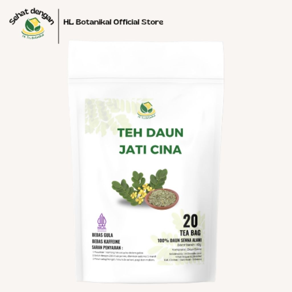 

TEH JATI CINA / SENNA LEAF TEA | Teh Diet | Teh Pembersih Usus (isi 20 Tea Bag) *HL Tea Botanikal