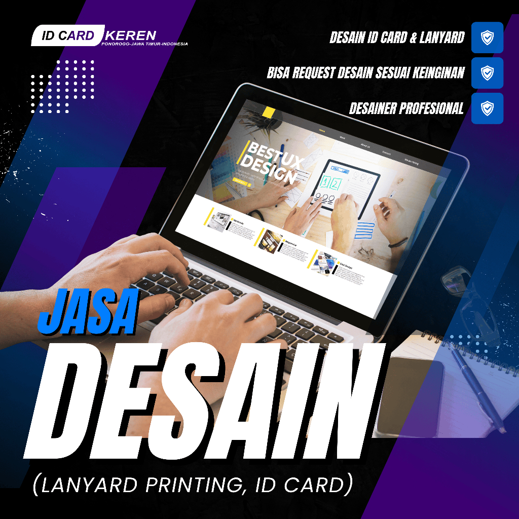 

JASA DESAIN ID CARD DAN LANYARD DI BAWAH 15 PCS ATAU GANTI DESAIN